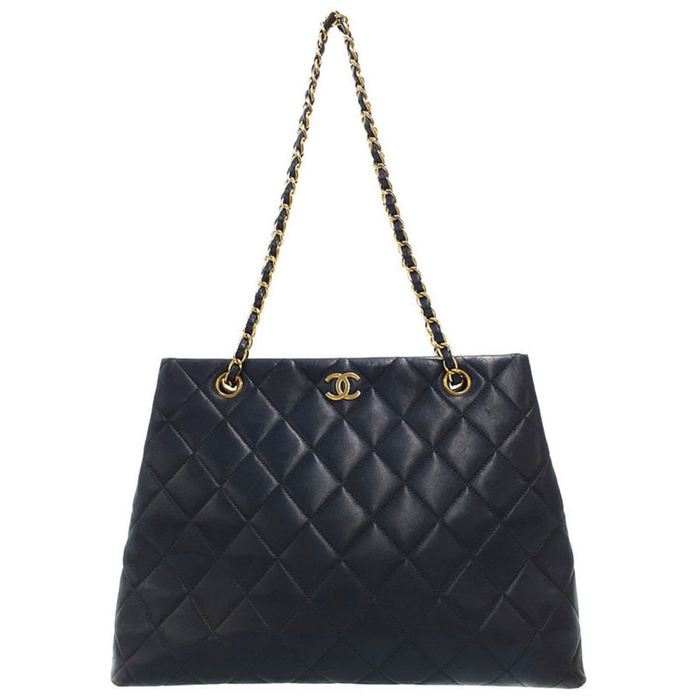 Chanel Matelasse Chain Shoulder Bag Black